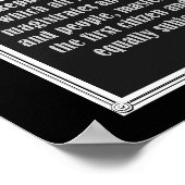 Poster Republik für Demokratie (Ecke)