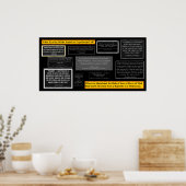 Poster Republik für Demokratie (Küche)