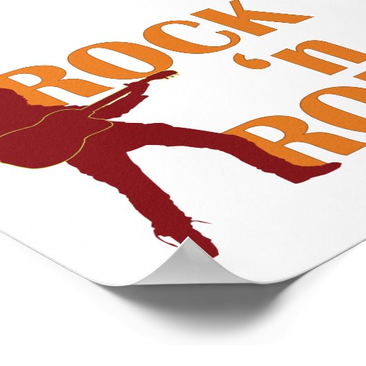 poster - Rock 'n Roll (music design) (Ecke)