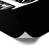 Poster "Rock Star Diva in Black" (Ecke)