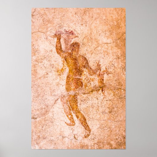 Poster - Roman Fresco, Alt Pompeji, Italien (Vorne)