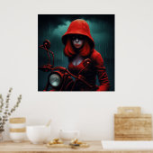 Poster Rouge und Rock'n'Roll (Küche)