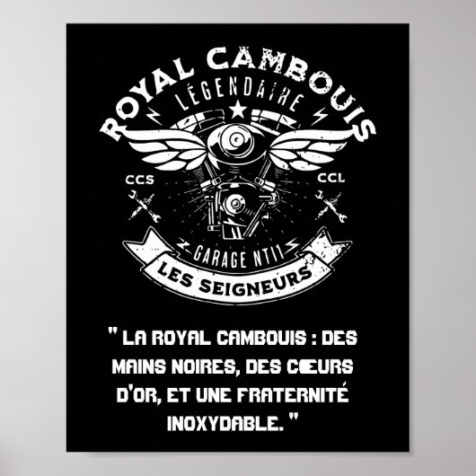 Poster, ROYAL CAMBOUIS Poster (Vorne)