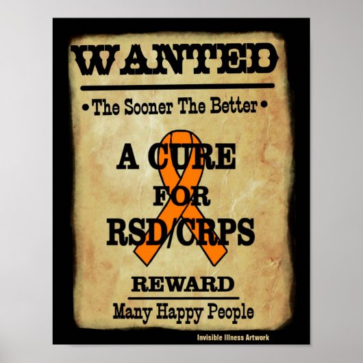 POSTER...RSD/CRPS - GEWOLLT POSTER (Vorne)