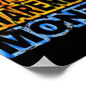 POSTER...RSD/CRPS - Orange & Blau Poster (Ecke)