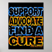 POSTER...RSD/CRPS - Orange & Blau Poster (Vorne)