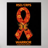 POSTER...RSD/CRPS - Orange Rose Poster (Vorne)