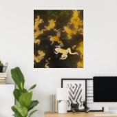 POSTER-Rucksack-Bild Wissenschaftsfrösche schwimme Poster (Heimbüro)