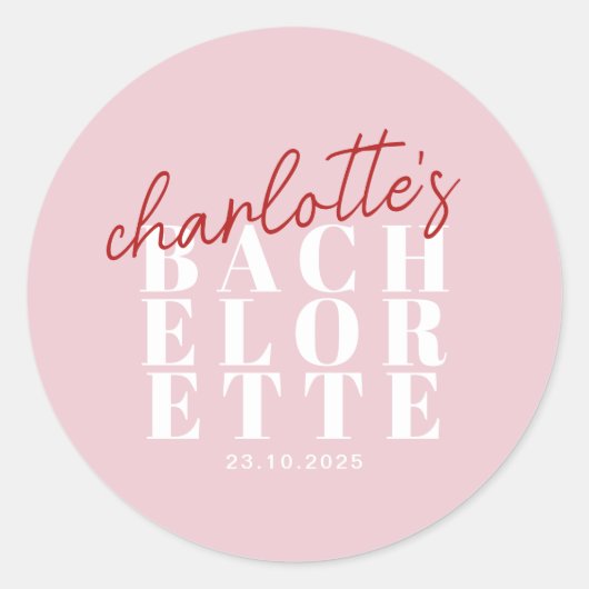 Poster Runder Aufkleber (Vorderseite)