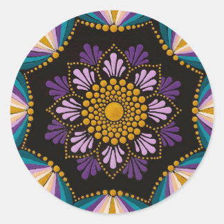 Poster Runder Aufkleber