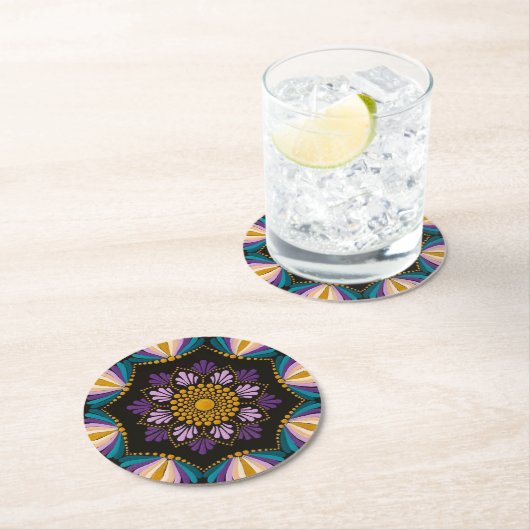 Poster Runder Pappuntersetzer (Vor Ort)