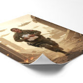 Poster 'Running Through Ruin and Resolve' (Ecke)