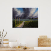 Poster: "Sailing to the Blue Peninsula" Poster (Küche)