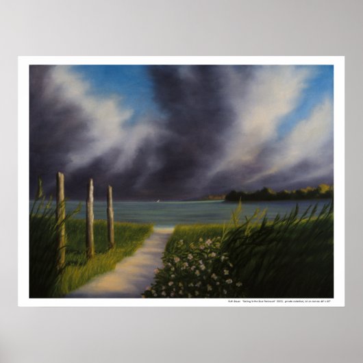 Poster: "Sailing to the Blue Peninsula" Poster (Vorne)