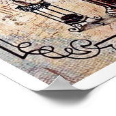 POSTER ‚SALLE DE BAIN‘ (Ecke)