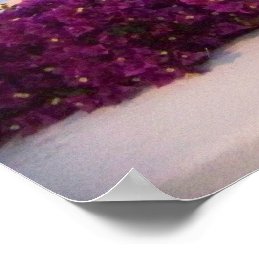 Poster Santorini Griechenland (Ecke)