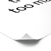 Poster Schach Checkmate (Ecke)