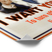 Poster "Schalten Sie die Lichter aus" (Ecke)