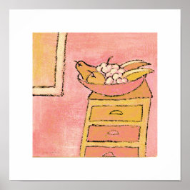 poster schilderij fruitschaal