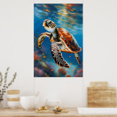 Poster | Schildkröte | Art (Küche)
