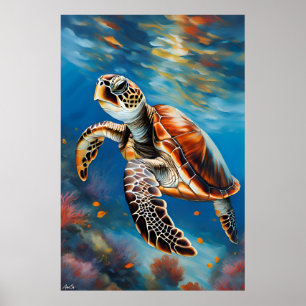 Poster   Schildkröte   Art