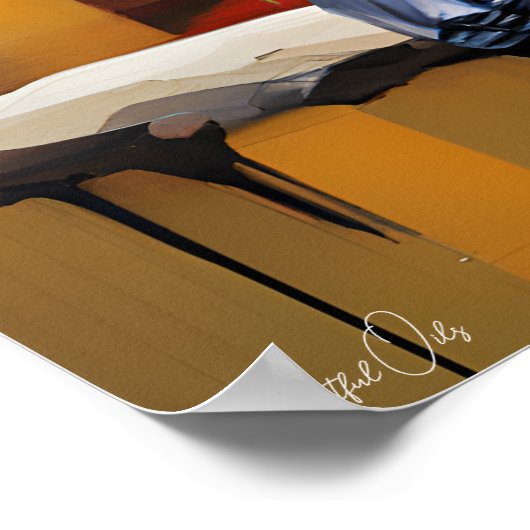 Poster | Schimpanse | Kunst (Ecke)