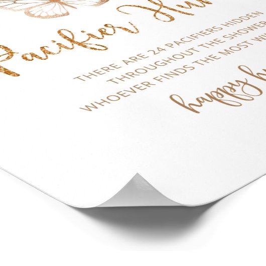 Poster-Schnuller Poster (Ecke)