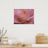 Poster Schöne Rosa Rose (Küche)