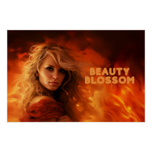 Poster Schönheit Blossom