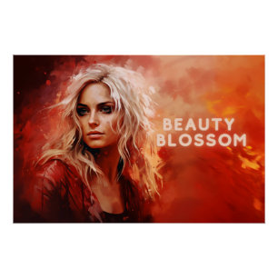 Poster Schönheit Blossom