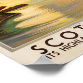 Poster - Schottland Großbritannien (Ecke)