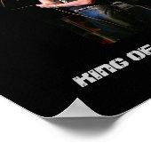 Poster, schwarz/grau Dave Evans - King of All Bada Poster (Ecke)
