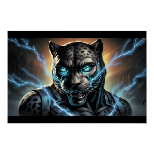 Poster Schwarze Katze und Ratte 11 C (Vorderseite)