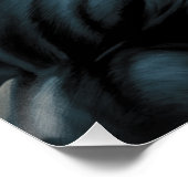 Poster Schwarze Katze und Ratte 11 E (Ecke)