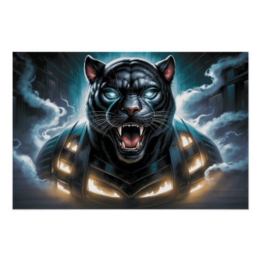 Poster Schwarze Katze und Ratte 11 G (Vorderseite)