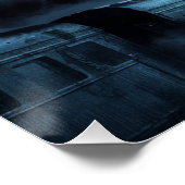 Poster Schwarzer Mann Zug 10 (Ecke)