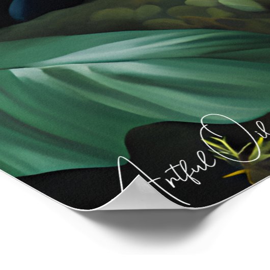 Poster | Schwarzer Panther | Art (Ecke)