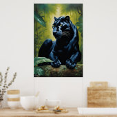 Poster | Schwarzer Panther | Art (Küche)