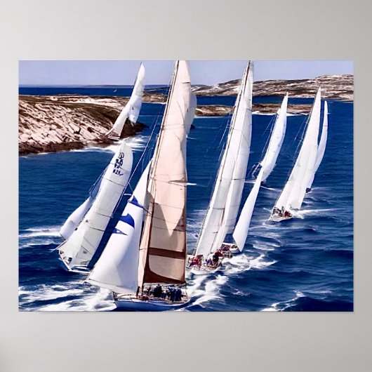 Poster Segeln (Vorne)