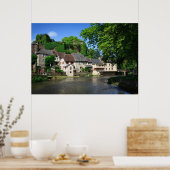 Poster Segur-le-Chateau in Frankreich (Küche)