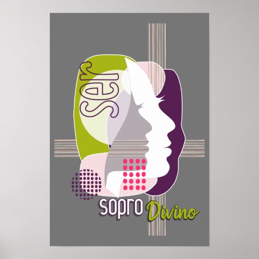 Poster SER - 04 Sopro Divino (Grey) (Vorne)
