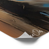 Poster | Siamkatze | Ölmalerei (Ecke)