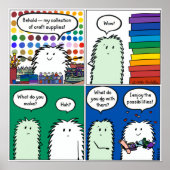 Poster: Siehe — Meine Sammlung von Handwerksmateri Poster (Vorne)