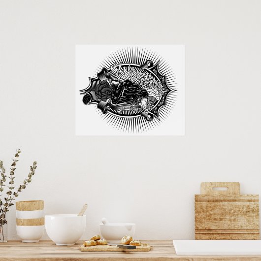 Pôster Skate Angel Poster (Küche)