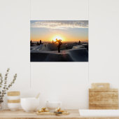 Poster Skateboard Park Sunset Skateboard Cali (Küche)