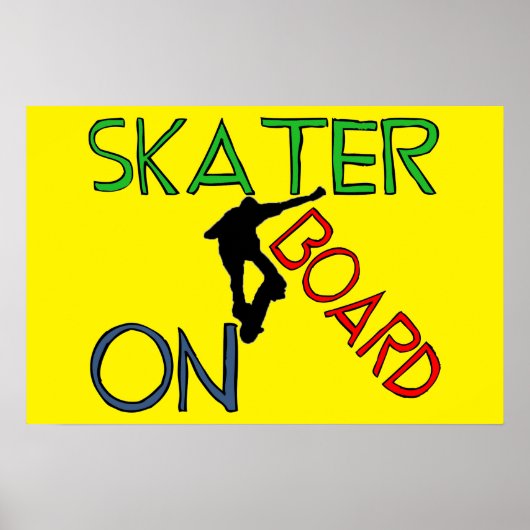 Poster - Skater an Bord (Vorne)