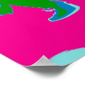Poster Skater Pop Art (Ecke)