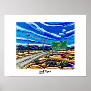 Poster "Slowjamastan" von Neil Myers