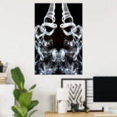 Poster "Smokey Waves" (Heimbüro)