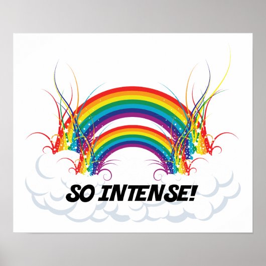 POSTER - SO INTENSIV DOPPELRAINBOW (Vorne)